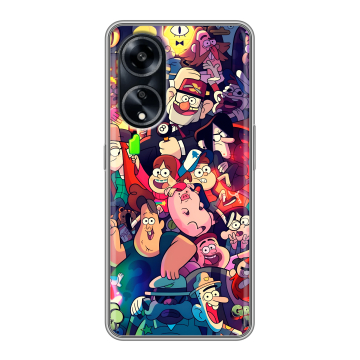 Силиконовый чехол на OPPO A1 Pro с принтом Gravity Falls Гравити Фолз Силиконовый чехол на OPPO A1 Pro с принтом Gravity Falls Гравити Фолз