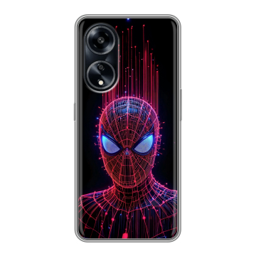 Силиконовый чехол на OPPO A1 Pro с принтом Spiderman Человек паук Силиконовый чехол на OPPO A1 Pro с принтом Spiderman Человек паук