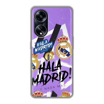 Силиконовый чехол на OPPO A1 Pro с принтом Real Madrid Реал Мадрид