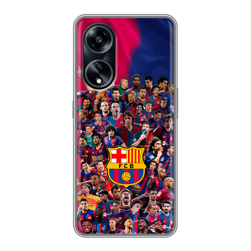 Силиконовый чехол на OPPO A1 Pro с принтом Барселона Barcelona Силиконовый чехол на OPPO A1 Pro с принтом Барселона Barcelona