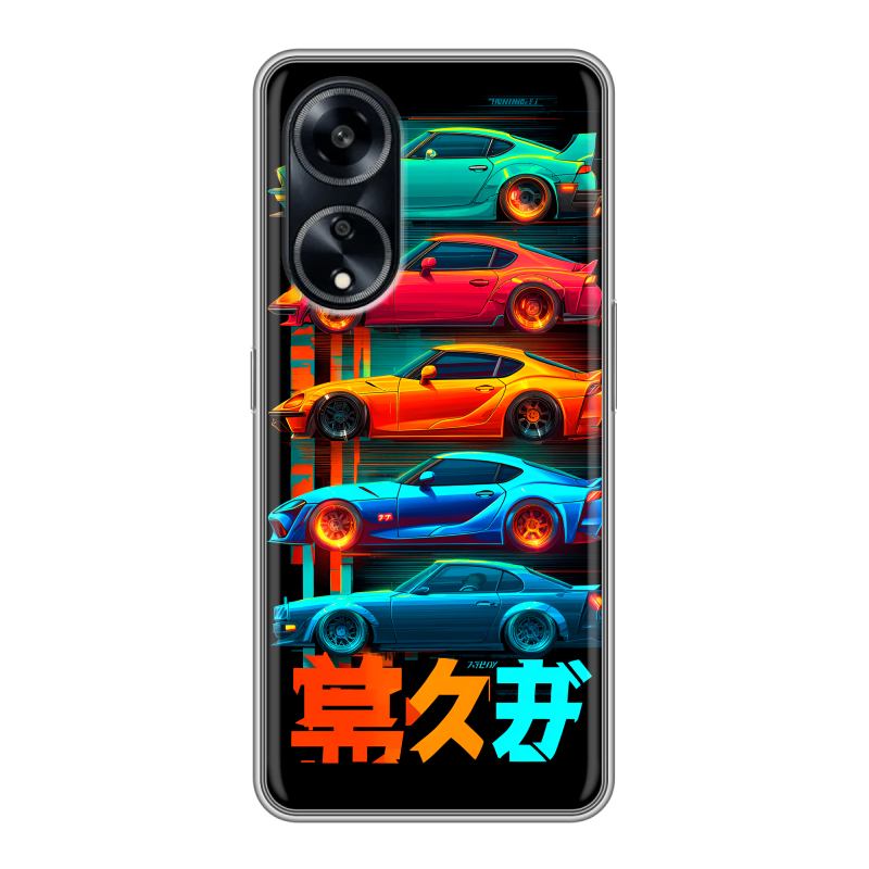 Силиконовый чехол на OPPO A1 Pro с принтом машины тачки Силиконовый чехол на OPPO A1 Pro с принтом машины тачки