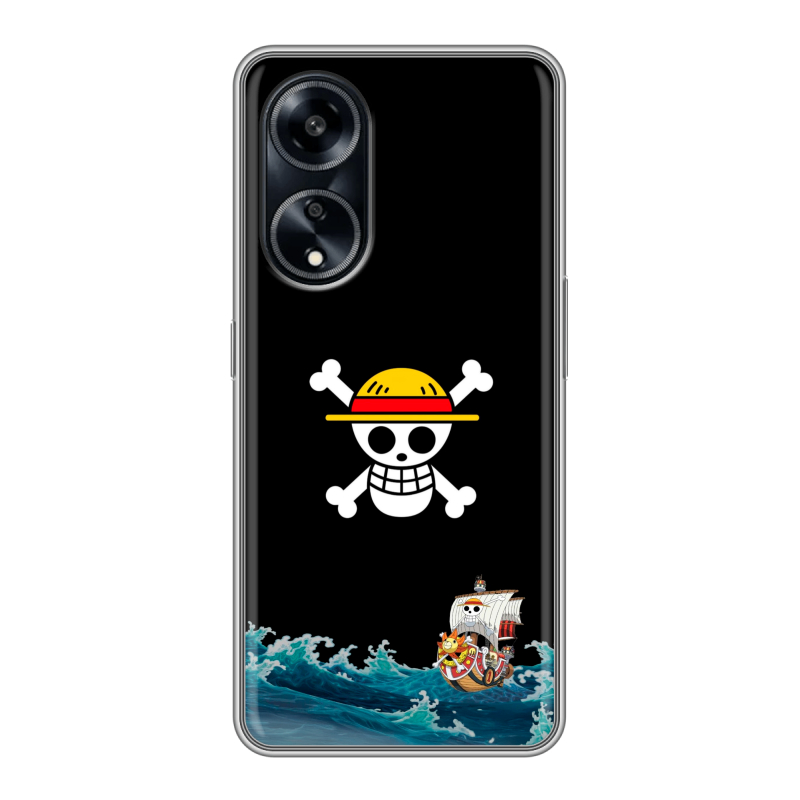 Силиконовый чехол на OPPO A1 Pro с принтом One Piece Ван Пис Силиконовый чехол на OPPO A1 Pro с принтом One Piece Ван Пис