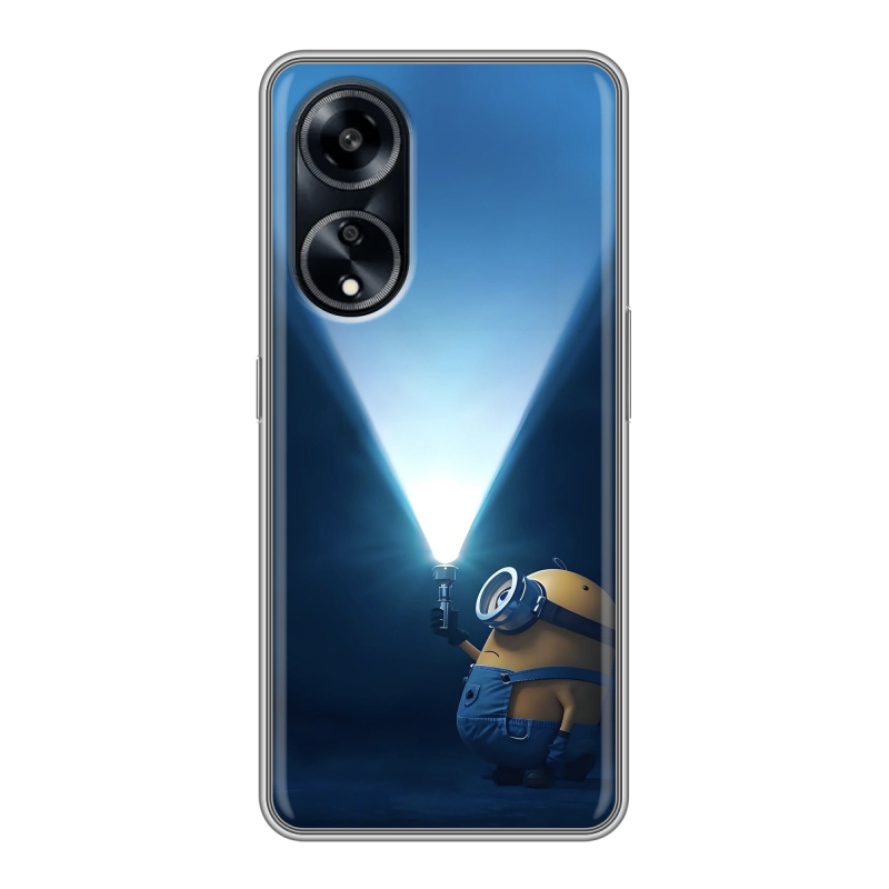 Силиконовый чехол на OPPO A1 Pro с принтом Миньоны Силиконовый чехол на OPPO A1 Pro с принтом Миньоны