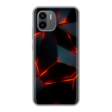 Силиконовый чехол на Xiaomi Redmi A1 с принтом Яркие абстракции Силиконовый чехол на Xiaomi Redmi A1 с принтом Яркие абстракции