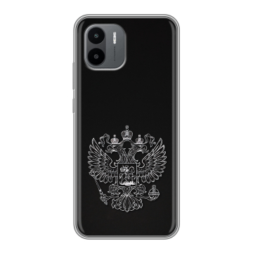 Силиконовый чехол на Xiaomi Redmi A1 с принтом Герб России Силиконовый чехол на Xiaomi Redmi A1 с принтом Герб России