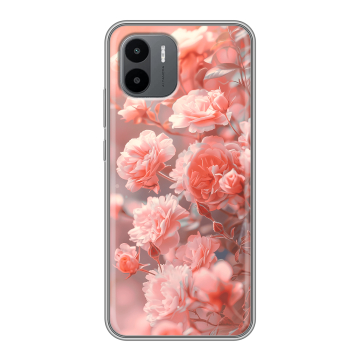 Силиконовый чехол на Xiaomi Redmi A1 с принтом Розы цветы Силиконовый чехол на Xiaomi Redmi A1 с принтом Розы цветы