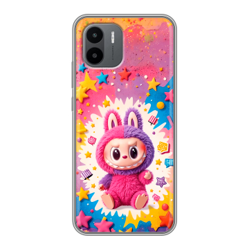 Силиконовый чехол на Xiaomi Redmi A1 с принтом Labubu Лабубу Силиконовый чехол на Xiaomi Redmi A1 с принтом Labubu Лабубу