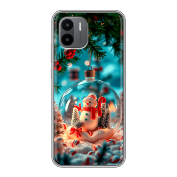 Силиконовый чехол на Xiaomi Redmi A1 с принтом Новый год Силиконовый чехол на Xiaomi Redmi A1 с принтом Новый год