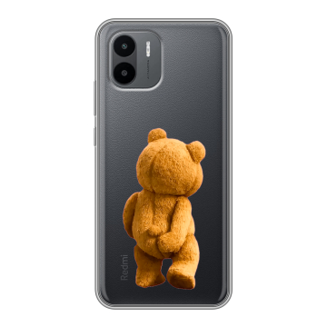 Силиконовый чехол на Xiaomi Redmi A2 с принтом Медведь Силиконовый чехол на Xiaomi Redmi A2 с принтом Медведь