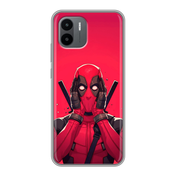 Силиконовый чехол на Xiaomi Redmi A2 с принтом Дедпул Deadpool