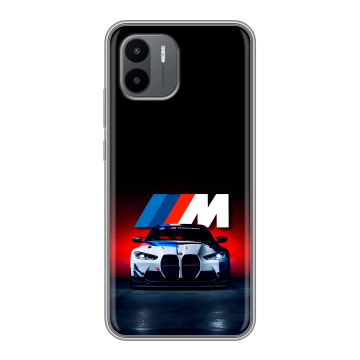 Силиконовый чехол на Xiaomi Redmi A2 с принтом БМВ BMW