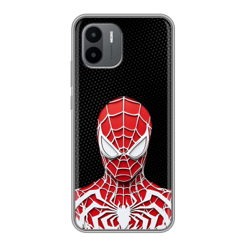 Силиконовый чехол на Xiaomi Redmi A2 с принтом человек паук spiderman