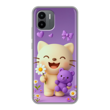 Силиконовый чехол на Xiaomi Redmi A2 с принтом для девочек Силиконовый чехол на Xiaomi Redmi A2 с принтом для девочек