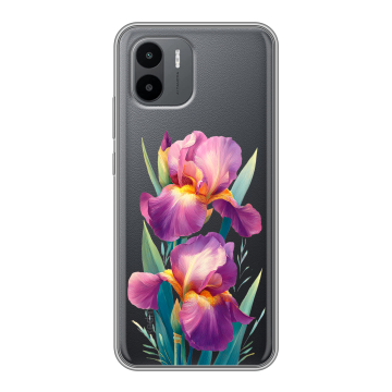 Силиконовый чехол на Xiaomi Redmi A2 с принтом Цветы орхидеи Силиконовый чехол на Xiaomi Redmi A2 с принтом Цветы орхидеи