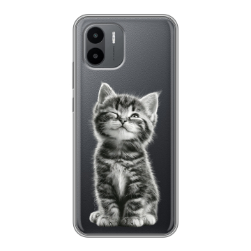 Силиконовый чехол на Xiaomi Redmi A2 с принтом Котенок Силиконовый чехол на Xiaomi Redmi A2 с принтом Котенок