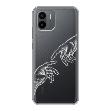 Силиконовый чехол на Xiaomi Redmi A2 с принтом Сотворение мира Силиконовый чехол на Xiaomi Redmi A2 с принтом Сотворение мира