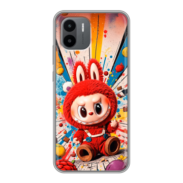 Силиконовый чехол на Xiaomi Redmi A2 с принтом Labubu Лабубу Силиконовый чехол на Xiaomi Redmi A2 с принтом Labubu Лабубу