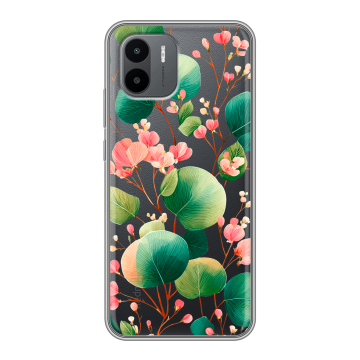 Силиконовый чехол на Xiaomi Redmi A2 с принтом женский