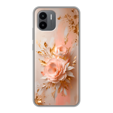 Силиконовый чехол на Xiaomi Redmi A2 с принтом женский