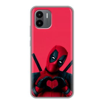 Силиконовый чехол на Xiaomi Redmi A2 с принтом Дедпул Deadpool