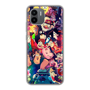 Силиконовый чехол на Xiaomi Redmi A2 с принтом Gravity Falls Гравити Фолз Силиконовый чехол на Xiaomi Redmi A2 с принтом Gravity Falls Гравити Фолз