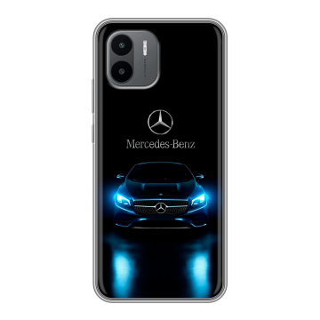 Силиконовый чехол на Xiaomi Redmi A2 с принтом Mercedes Мерседес
