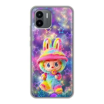 Силиконовый чехол на Xiaomi Redmi A2 с принтом Labubu Лабубу Силиконовый чехол на Xiaomi Redmi A2 с принтом Labubu Лабубу