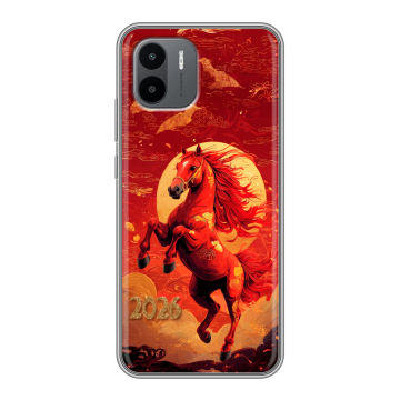 Силиконовый чехол на Xiaomi Redmi A2 с принтом Новый год Силиконовый чехол на Xiaomi Redmi A2 с принтом Новый год