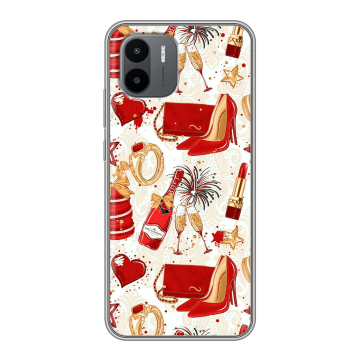Силиконовый чехол на Xiaomi Redmi A2 с принтом Новый год Силиконовый чехол на Xiaomi Redmi A2 с принтом Новый год
