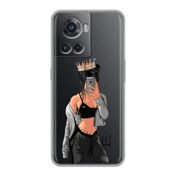 Силиконовый чехол на OnePlus Ace с принтом Женские принты Силиконовый чехол на OnePlus Ace с принтом Женские принты