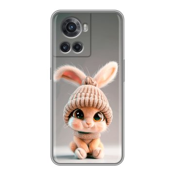 Силиконовый чехол на OnePlus Ace с принтом Кролик Силиконовый чехол на OnePlus Ace с принтом Кролик