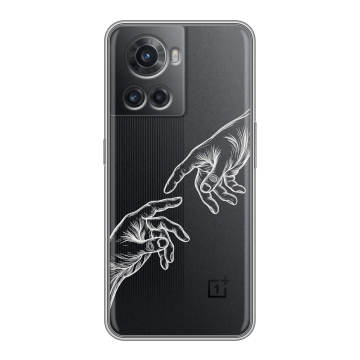 Силиконовый чехол на OnePlus Ace с принтом Сотворение мира