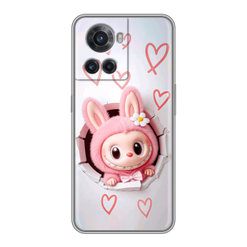 Силиконовый чехол на OnePlus Ace с принтом Labubu Лабубу Силиконовый чехол на OnePlus Ace с принтом Labubu Лабубу