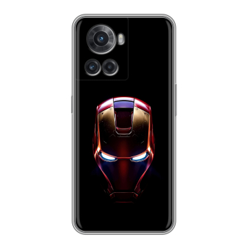 Силиконовый чехол на OnePlus Ace с принтом IronMan Железный человек Силиконовый чехол на OnePlus Ace с принтом IronMan Железный человек