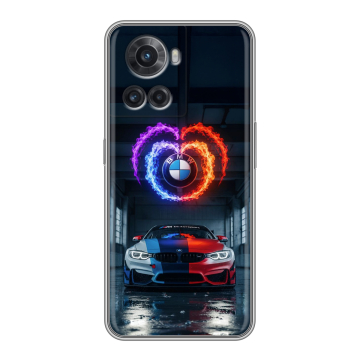 Силиконовый чехол на OnePlus Ace с принтом BMW БМВ Силиконовый чехол на OnePlus Ace с принтом BMW БМВ