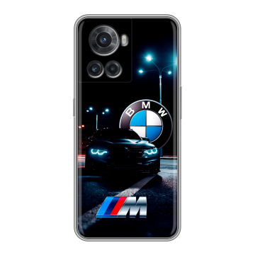 Силиконовый чехол на OnePlus 10R с принтом БМВ BMW