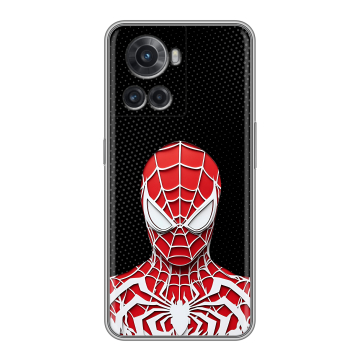 Силиконовый чехол на OnePlus 10R с принтом человек паук spiderman