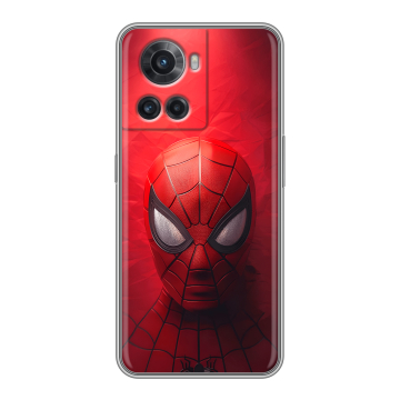 Силиконовый чехол на OnePlus 10R с принтом Spiderman Человек паук Силиконовый чехол на OnePlus 10R с принтом Spiderman Человек паук