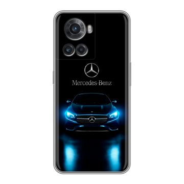 Силиконовый чехол на OnePlus 10R с принтом Mercedes Мерседес