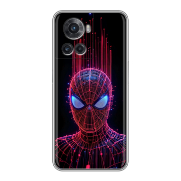 Силиконовый чехол на OnePlus 10R с принтом Spiderman Человек паук Силиконовый чехол на OnePlus 10R с принтом Spiderman Человек паук