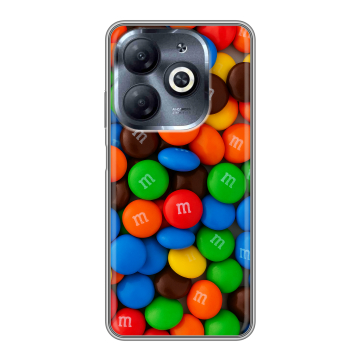 Силиконовый чехол на Infinix Smart 8 HD с принтом Конфеты Силиконовый чехол на Infinix Smart 8 HD с принтом Конфеты