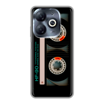 Силиконовый чехол на Infinix Smart 8 HD с принтом Кассета