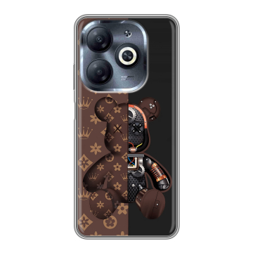 Силиконовый чехол на Infinix Smart 8 HD с принтом Луи робот