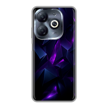 Силиконовый чехол на Infinix Smart 8 HD с принтом Абстракиция