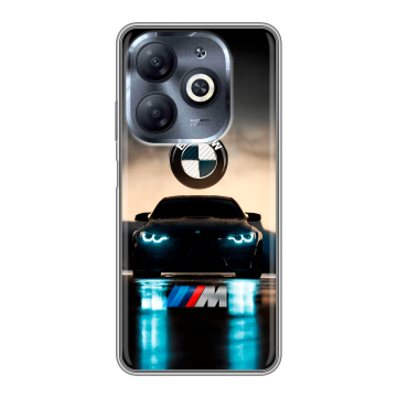 Силиконовый чехол на Infinix Smart 8 HD с принтом БМВ BMW Силиконовый чехол на Infinix Smart 8 HD с принтом БМВ BMW