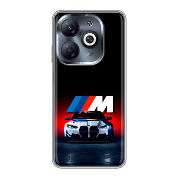 Силиконовый чехол на Infinix Smart 8 HD с принтом БМВ BMW Силиконовый чехол на Infinix Smart 8 HD с принтом БМВ BMW