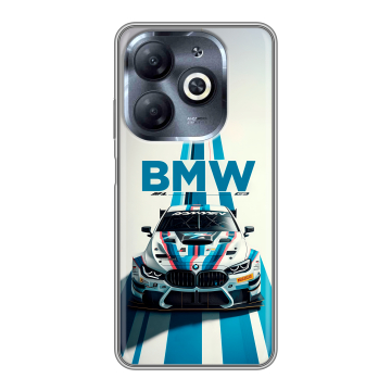 Силиконовый чехол на Infinix Smart 8 HD с принтом БМВ BMW