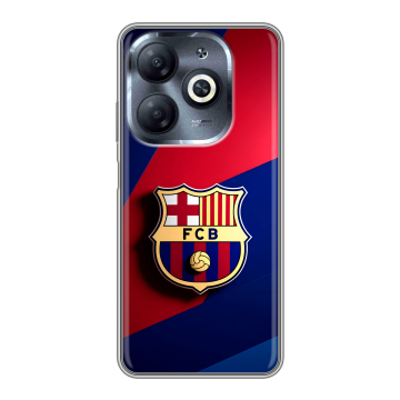 Силиконовый чехол на Infinix Smart 8 HD с принтом Барселона Barcelona