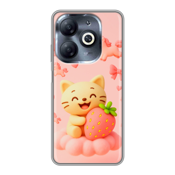 Силиконовый чехол на Infinix Smart 8 HD с принтом для девочек