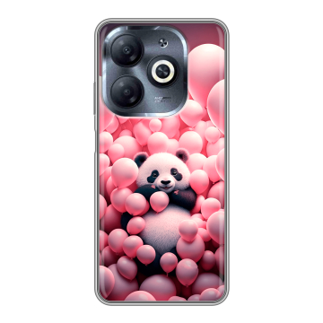 Силиконовый чехол на Infinix Smart 8 HD с принтом Панда